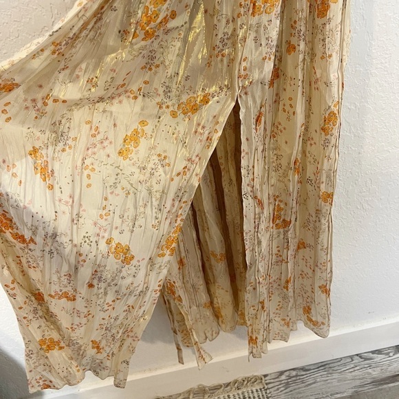 Zadig & Voltaire Roze Floral Lamé Dress - Picture 7 of 11